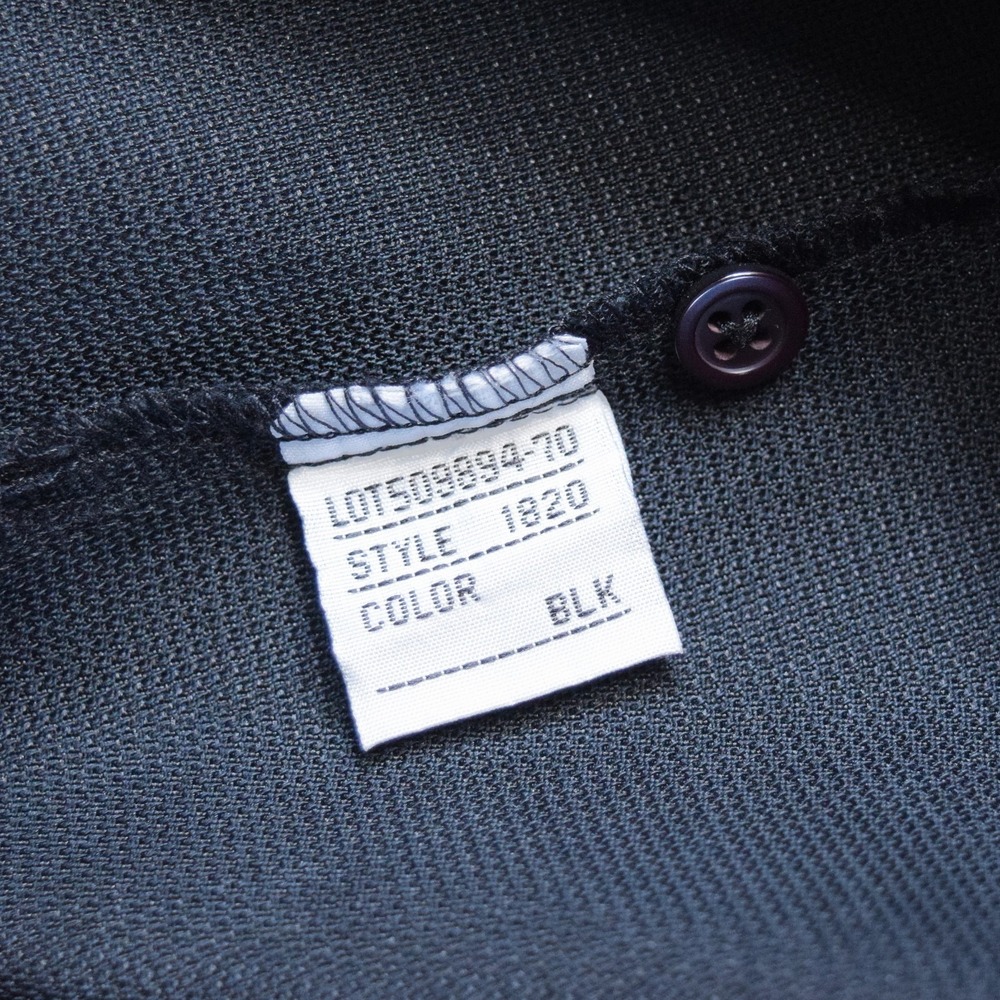 Vintage 90s Miller Genuine Draft Beer Men's Large Vantage Black Camp Work Shirt - Picture 7 of 11